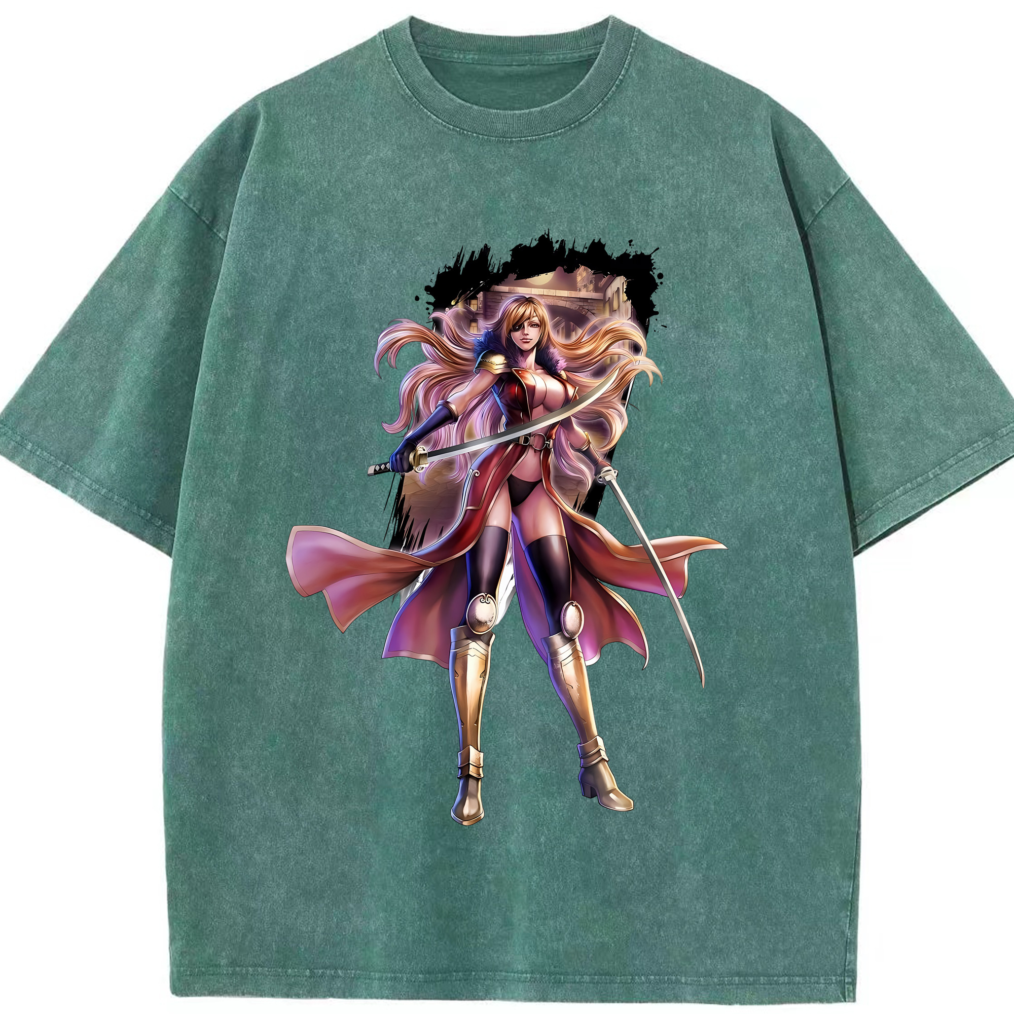 （画像用） 北斗の拳 Fist of the North Star 綿100% ヴィンテージ風 半袖Tシャツ（フロントプリント）